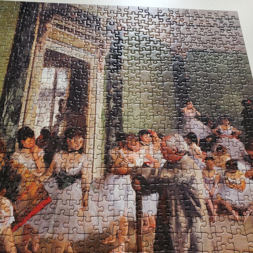 Ravensburger 1000 Piece Puzzle "Degas: The School of Dance" - Picture 4 of 9
